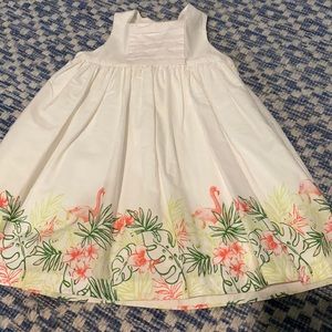 Janie and Jack Flamingo Dress